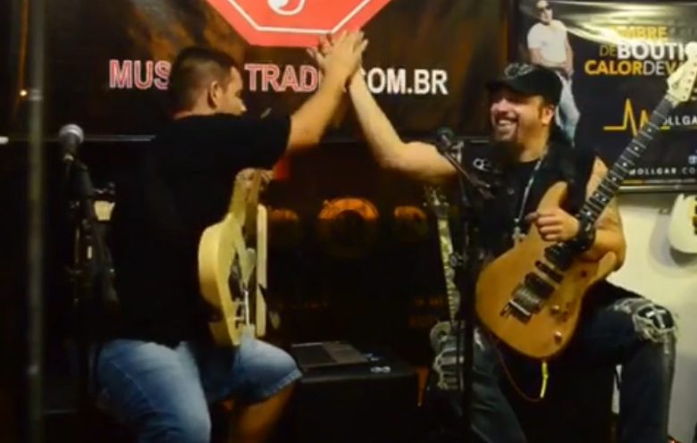 Denis Delphin com Mike Orlando