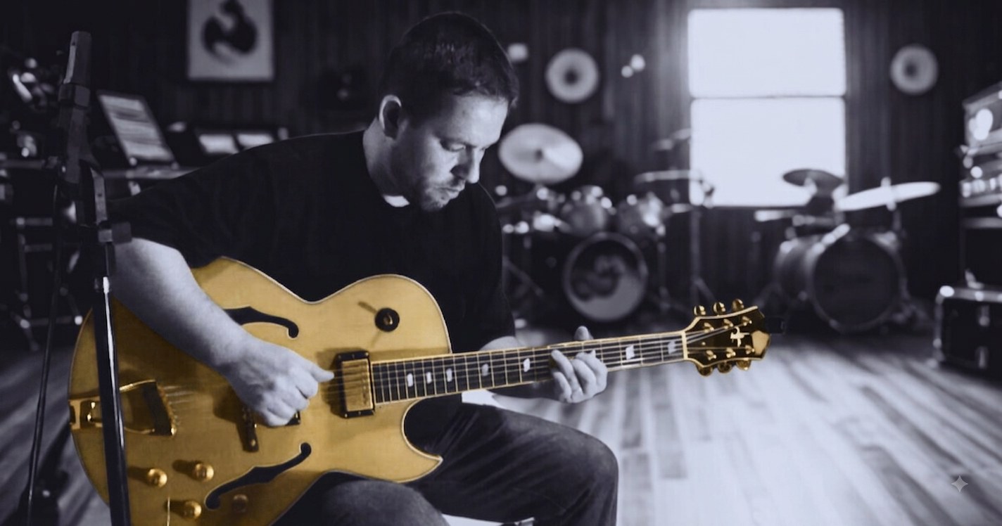 Denis Delphin professor de guitarra Granja Viana