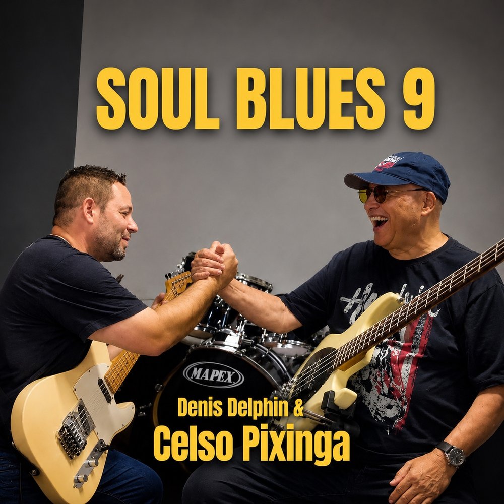 Capa Soul Blues 9 — Denis Delphin e Celso Pixinga